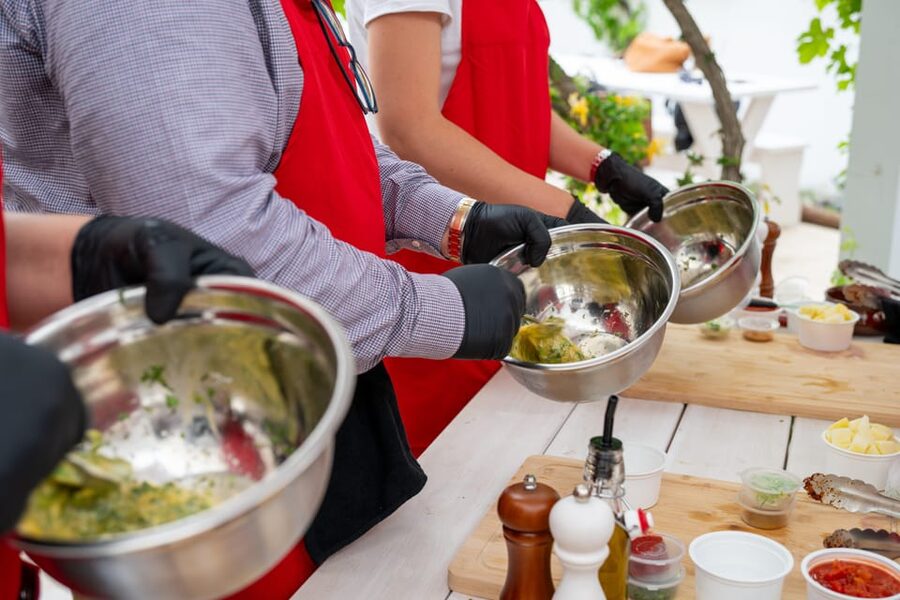 Santorini: Cooking Class with Lunch and Wine Tasting - What happens during the three-hour class