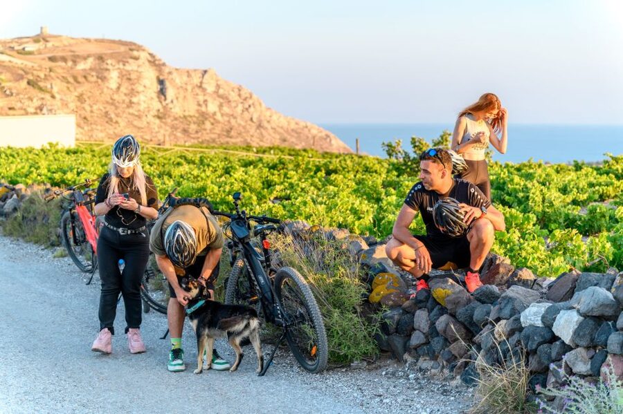 Santorini e-bike guided tours - Vlichada: Volcanic Coast and a Different Santorini