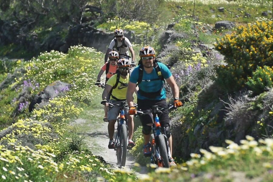 Santorini: Electric Mountain Bike Adventure - Photos, video, and transport
