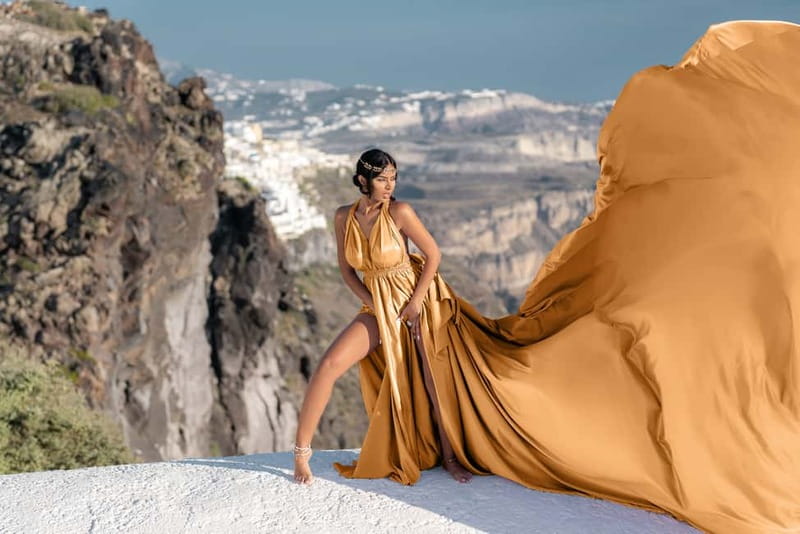 Santorini: Flying Dress Photoshoot - Practical Booking Advice for Imerovigli