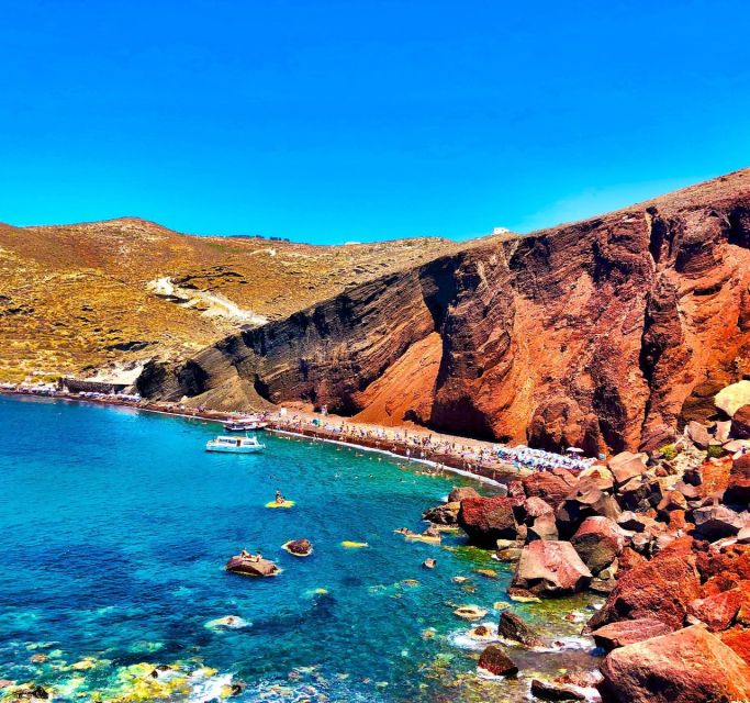 Santorini: Guided Island Day Trip with Beach Visit - The $82 price and who gets good value