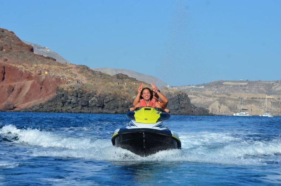 Santorini: Jet Ski Rental Perissa, Perivolos and St. George - Best time to fit it into your day