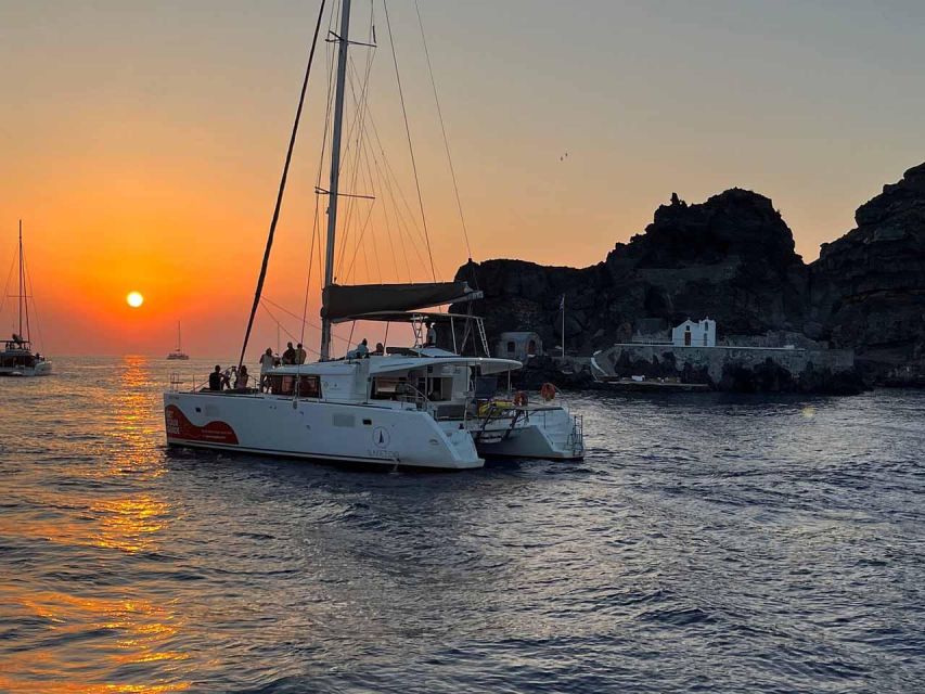 Santorini: Luxury Caldera Cruise with Full Greek Meal - Mesa Pigadia adds another coastal view