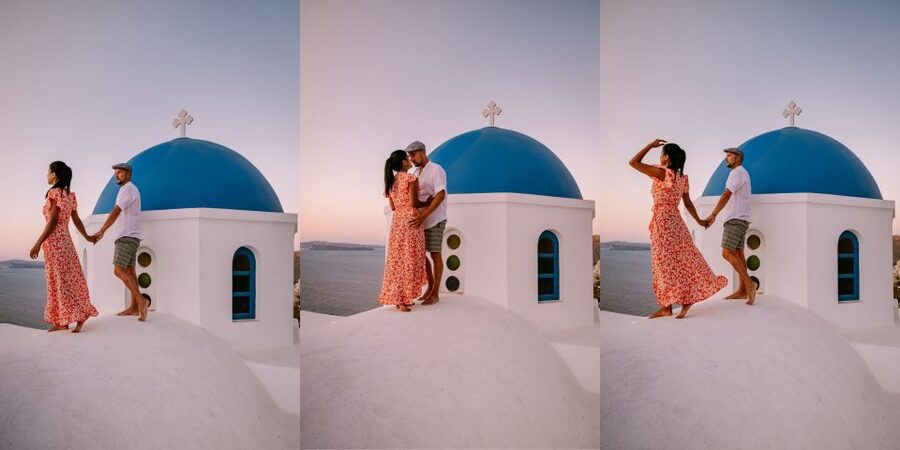 Santorini: Oia Village Professional Photo Shoot - Walking through Oia’s best photo spots