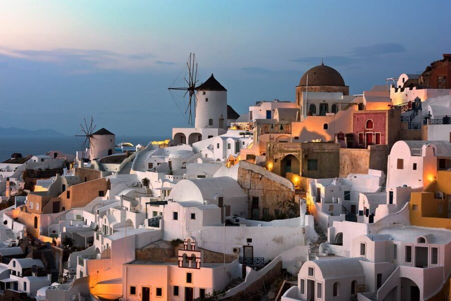 Santorini Panoramic Firostefani & Oia Blue Dome Private Tour - Megalochori brings a quieter change of pace