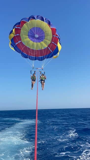 Santorini: Parasailing ExperiencePerissa,Perivolos,St.George - Flying Over Santorini’s Black Beach