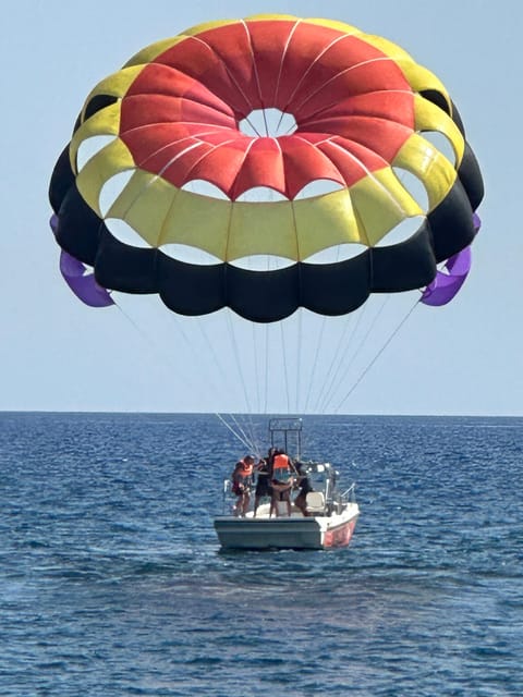 Santorini: Parasailing ExperiencePerissa,Perivolos,St.George - The View From 117 Meters