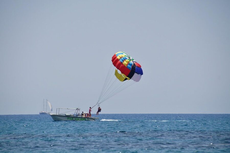 Santorini: Parasailing Flight Experience at Black Beach - Safety, Weather, and Comfort
