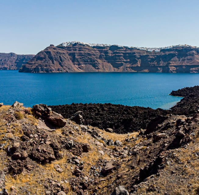 Santorini Port: 3 Hour Cruise to Volcano and Hot Springs - Nea Kameni and the €5 volcano walk