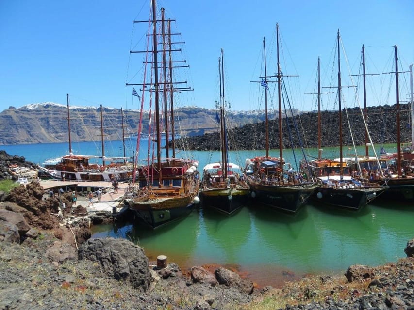 Santorini Port: 3 Hour Cruise to Volcano and Hot Springs - What the $35 price really includes
