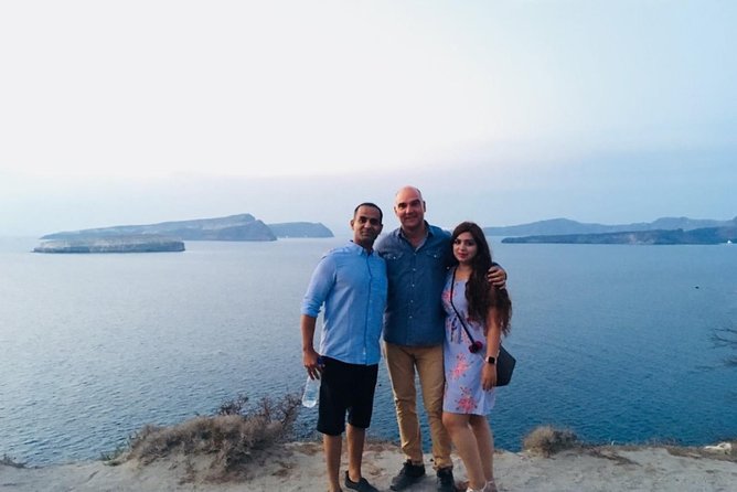 Santorini Private Driver: Explore Santorini - Port & Hotel Pickup - Black sand beaches show Santorini’s volcanic side