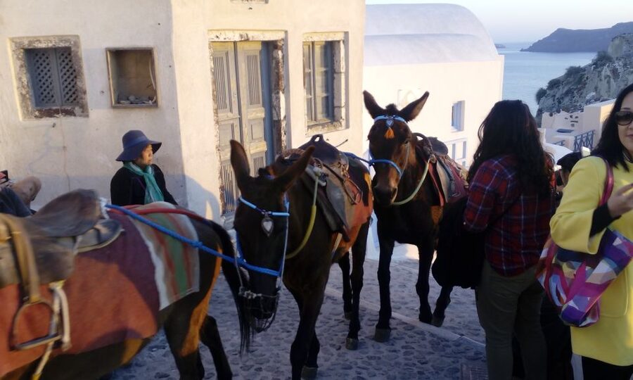 Santorini: Small-Group Highlights Tour of Venetian Castles - Perivolos black sand beach and a real pause