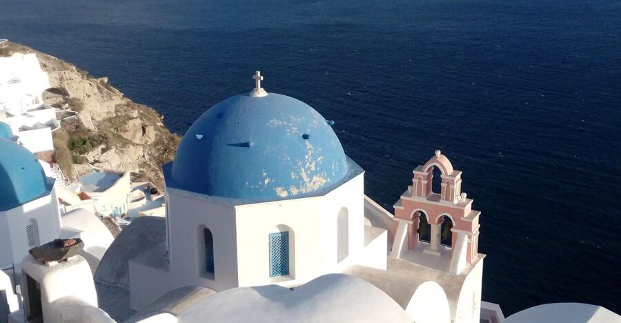 Santorini: Small-Group Highlights Tour of Venetian Castles - Emporio, the strongest castle walk