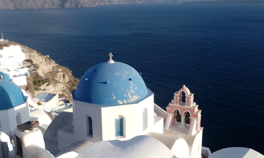 Santorini: Small-Group Highlights Tour of Venetian Castles - Pyrgos, where the day starts above the caldera