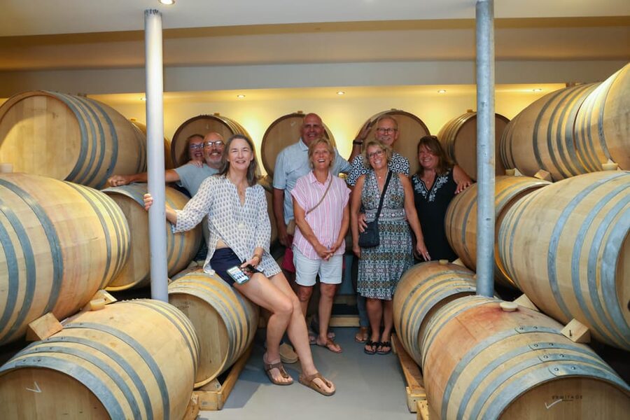 Santorini: Tour of Wineries with Wine Tasting & Food - First winery: start with wine, snacks, and the island’s story