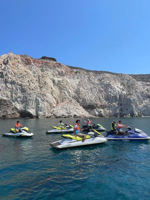 Santorini:Volcanic Beaches Cruise With Jet Ski - Starting at St. George Beach