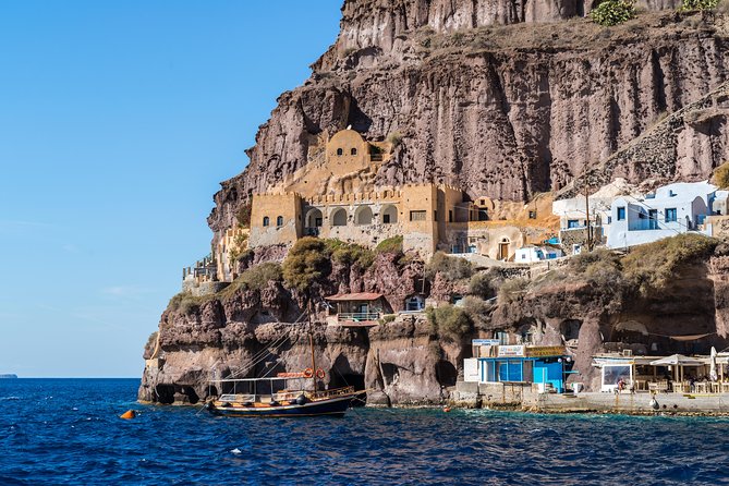 Santorini Volcano and Hot Springs Cruise Tour from Fira Old Port - What to bring for a smoother three hours