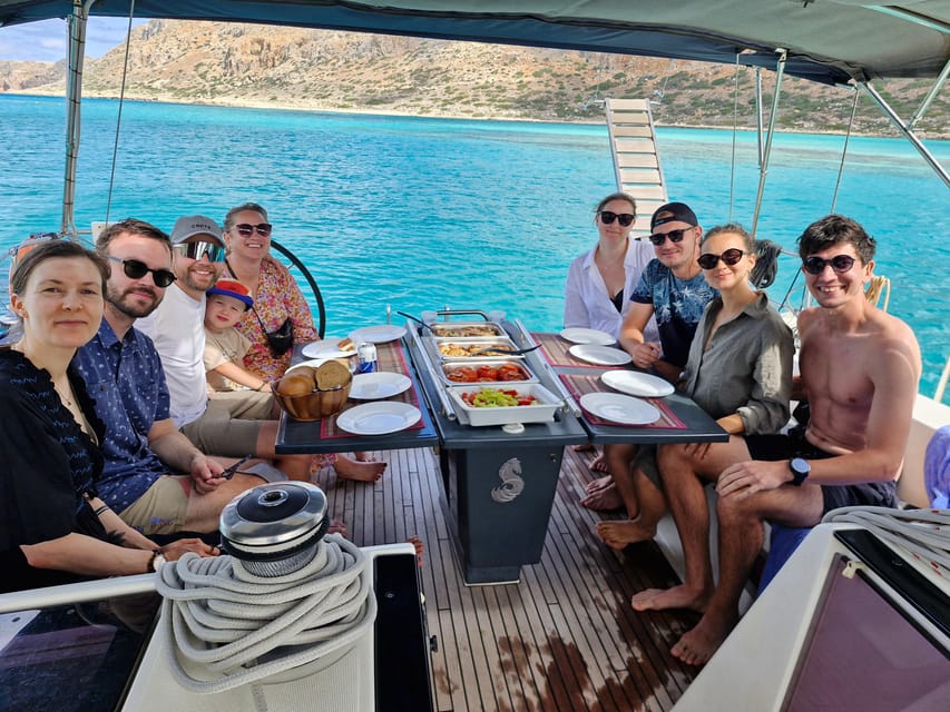 Shared Balos and Gramvousa Sailing Trip with Meal and Drinks - What the Sailing Boat Adds