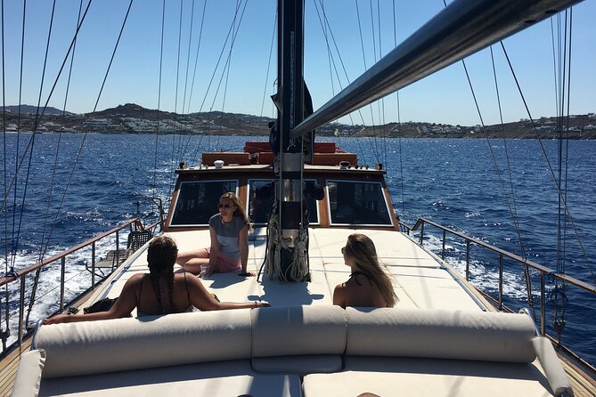 Shared Mykonos Sail Cruise to Delos and Rhenia Islands - Setting off from Agios Ioannis Diakoftis at 9:30