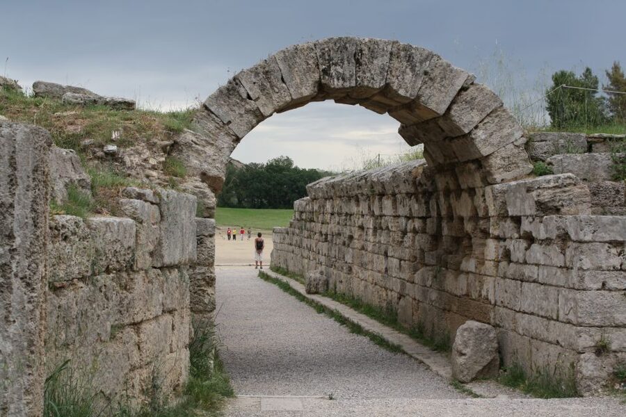 Short Tour of Olympia, an Olive Oil Press & St. Andrew Beach - Key points at a glance