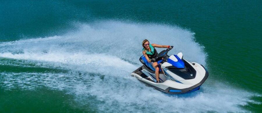 Sidari: Yamaha Jet Ski Rental with Safety Briefing - Learning the controls before the throttle opens
