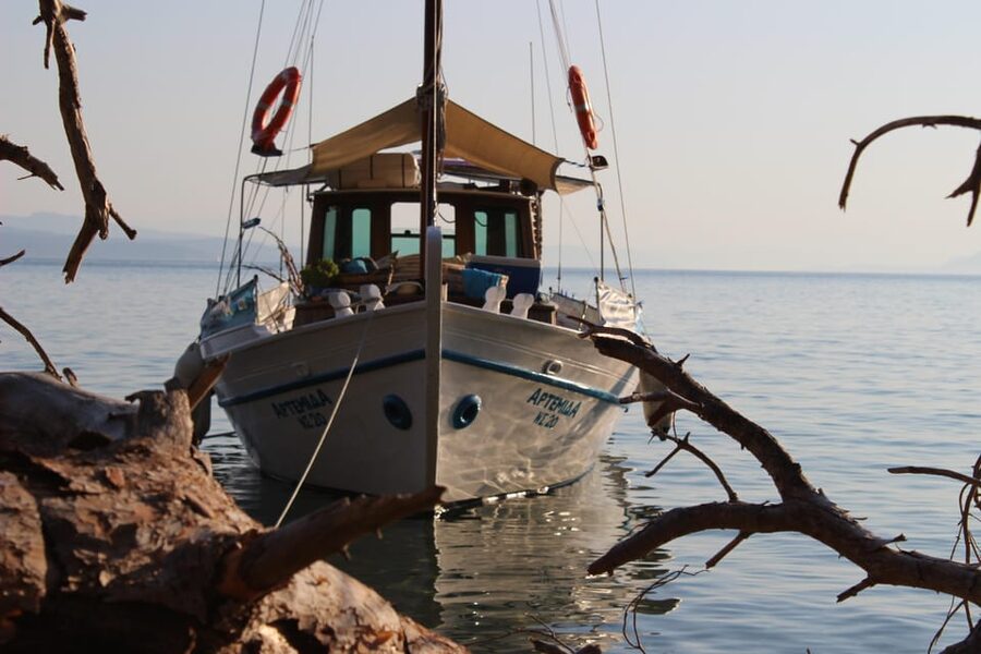 Skiathos: Boat Cruise with Dinner & Sunset Viewing - Weather, swimming, and practical limits