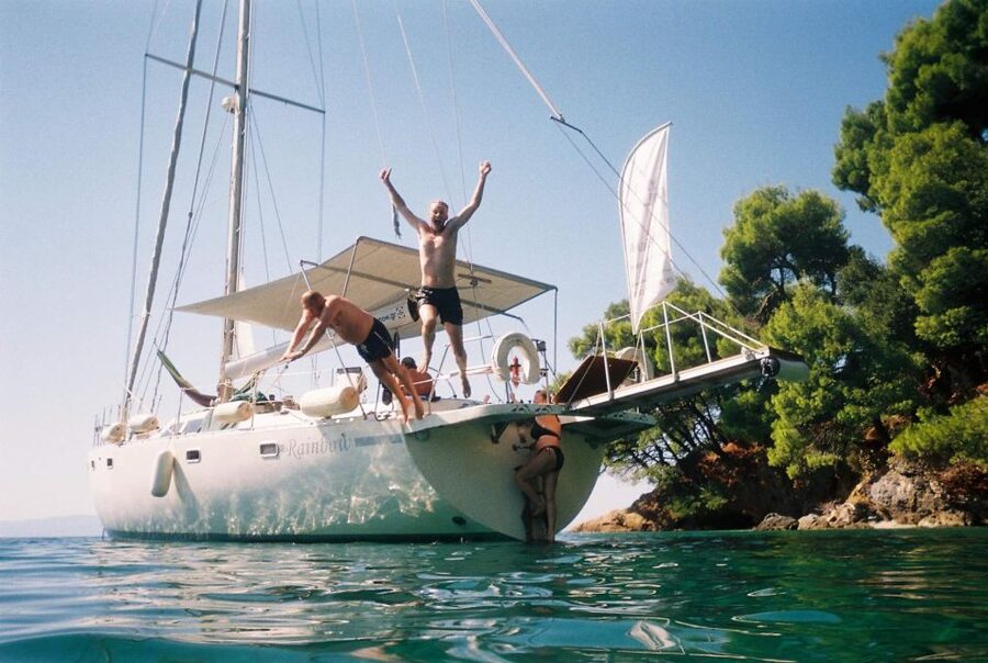 Skiathos: Day-Sailing Tour with Lunch on Board - The route between Skiathos, Skopelos, and nearby islands