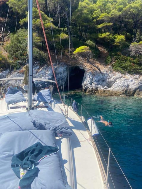 Skiathos: day sailing trip with swim stops and lunch - Who will enjoy this sailing day most?