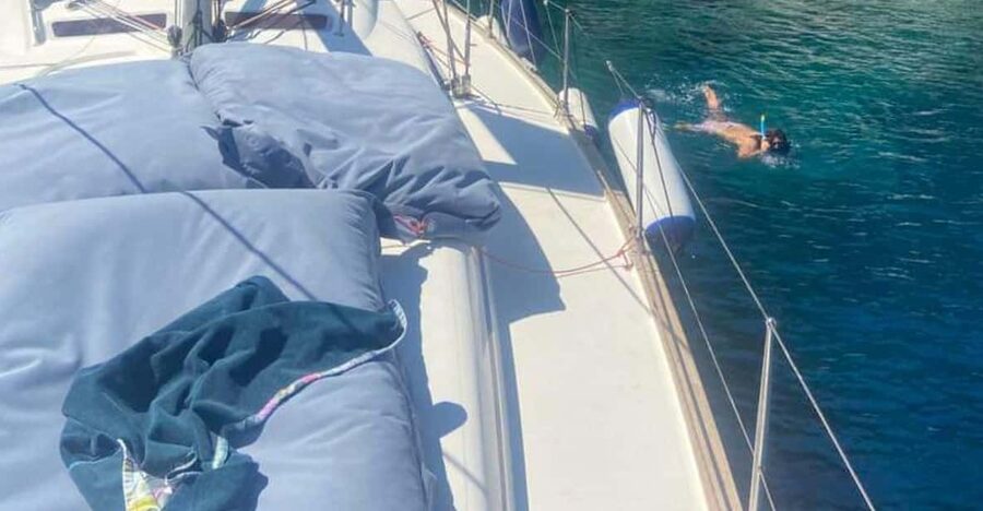 Skiathos: day sailing trip with swim stops and lunch - The boat: comfortable, but still a boat
