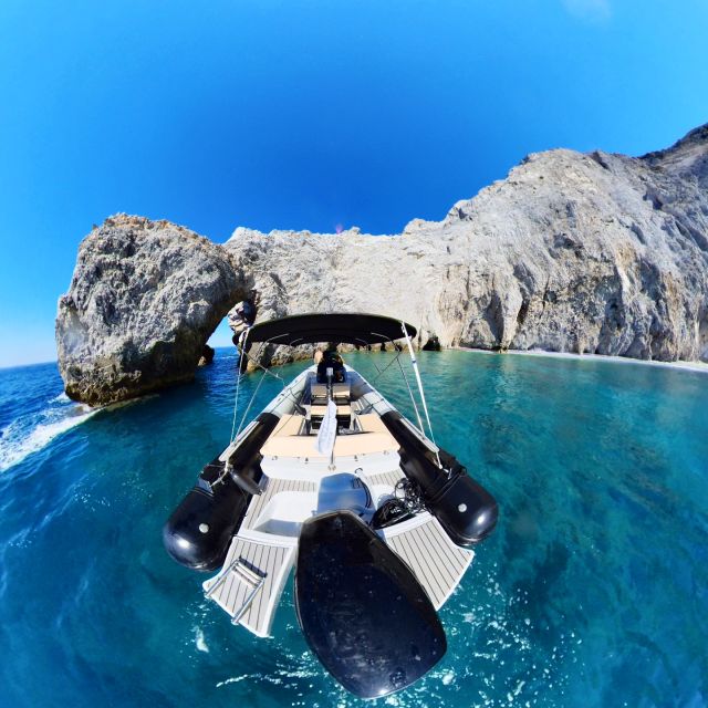 Skiathos: Private Lalaria Beach and Caves Speedboat Tour - Cave country and the Blue Cave snorkel stop