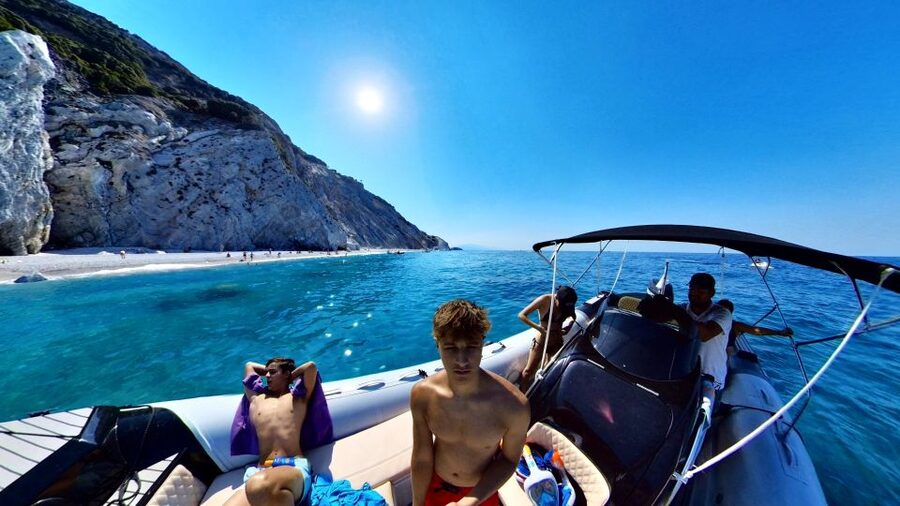 Skiathos: Private Lalaria Beach and Caves Speedboat Tour - The tucked-away coastal stop and Kastro Beach