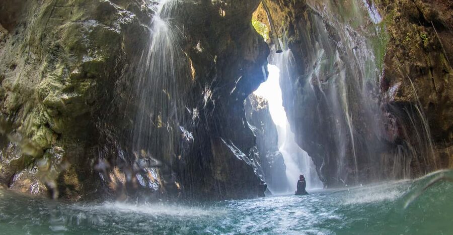 Snorkel trip to the Kourtaliotiko Waterfalls Plakias - A 300-step descent to the chapel and river