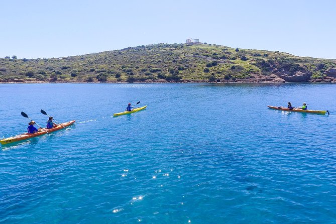 Sounio Sea Kayak Tour to the Temple of Poseidon full program - Paddling along the Sounio coast