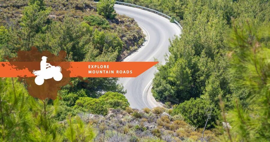 South Rhodes: ATV Quad Guided Tour 2 or 1 person on 1 Quad - Key points before you book