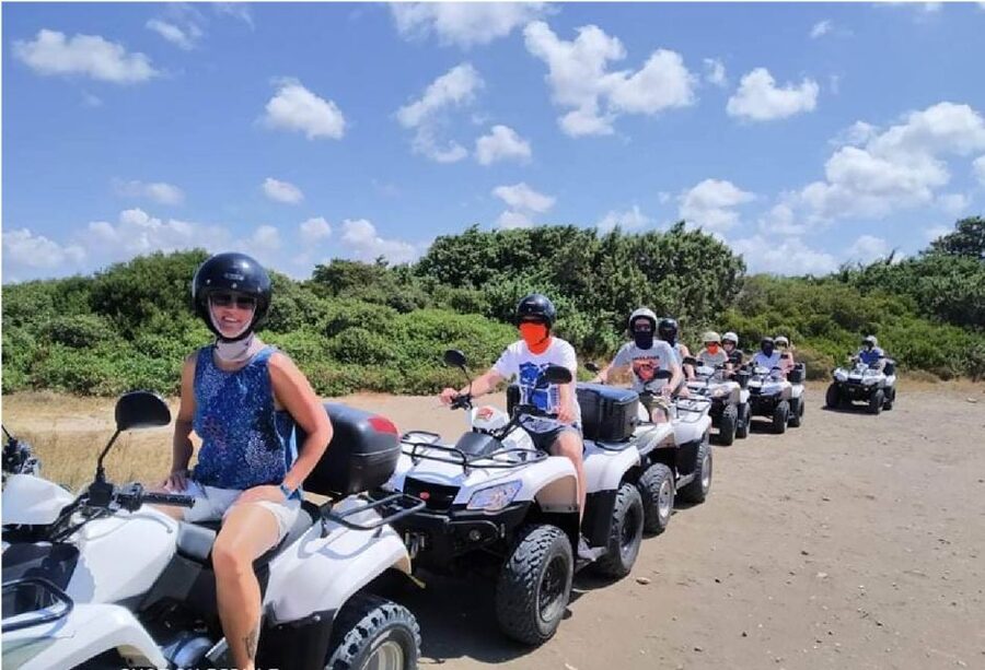 South Rhodes: ATV Quad Guided Tour 2 or 1 person on 1 Quad - Starting in Kiotari with a proper safety briefing