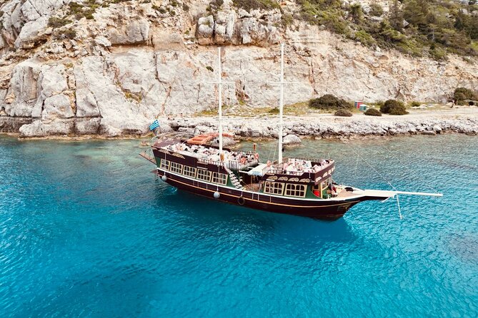 Sun & Sea 6 Hour All Inclusive Swimming Cruise with Greek BBQ & Unlimited Drinks - Anthony Quinn Bay, Rhodes’ Famous First Swim