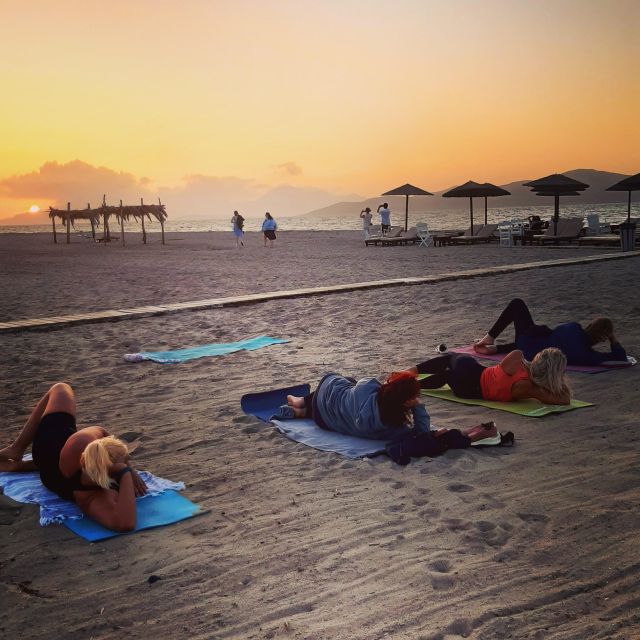 Sunset Pilates on Tigaki Beach - What to bring for comfort on the sand