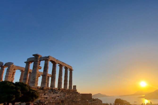 Temple of Poseidon and Cape Sounion Sunset Tour with Audio Guide - Lake Vouliagmeni and the photo stop