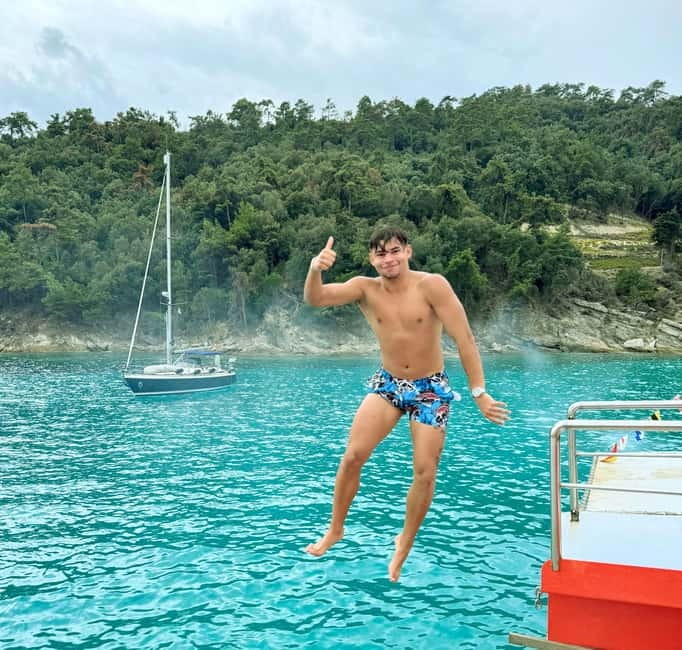 Thassos: Full-Day Cruise with BBQ, Wine, and Swim Stops - Three water stops, with time to swim and snorkel