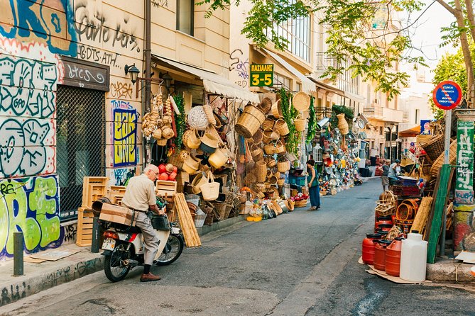 The History of Athens: Greek Mythology Private Tour - Monastiraki: souvenirs, food, and ordinary Athens