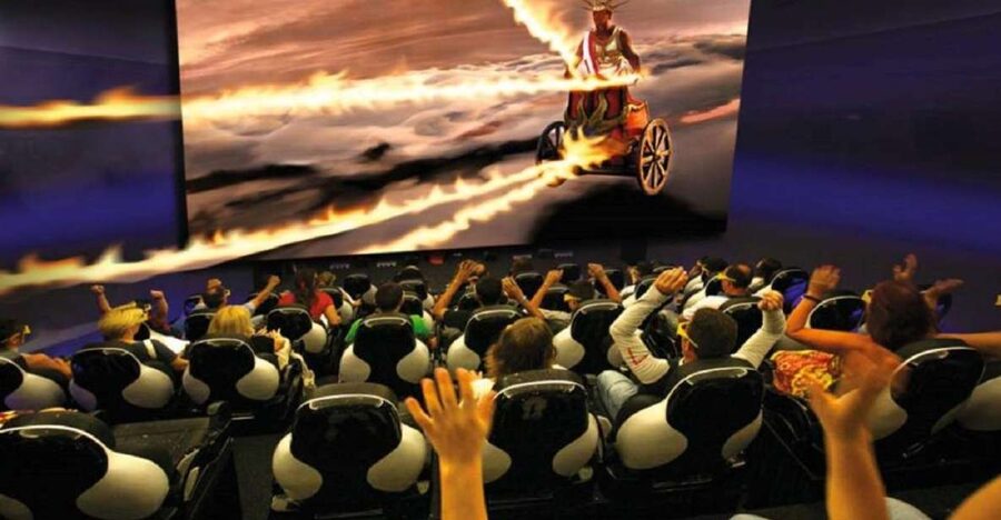 Throne of Helios: The History of Rhodes in 9D Experience - Before the film: the old St. George cinema