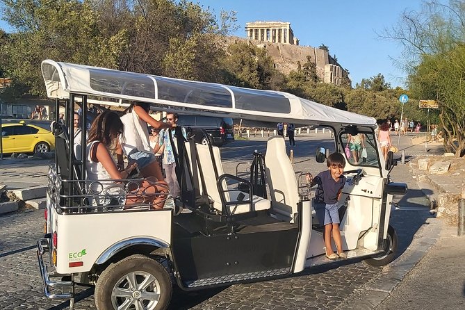 Tuk Tuk Athens Complete City Center Tour - 100% Electric (3 hour) - Lycabettus Hill and the five-minute final climb