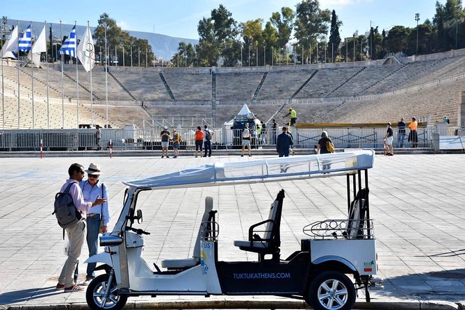 Tuk Tuk Athens Complete City Center Tour - 100% Electric (3 hour) - Hadrian’s Library, the Roman Agora, and the Tower of Winds
