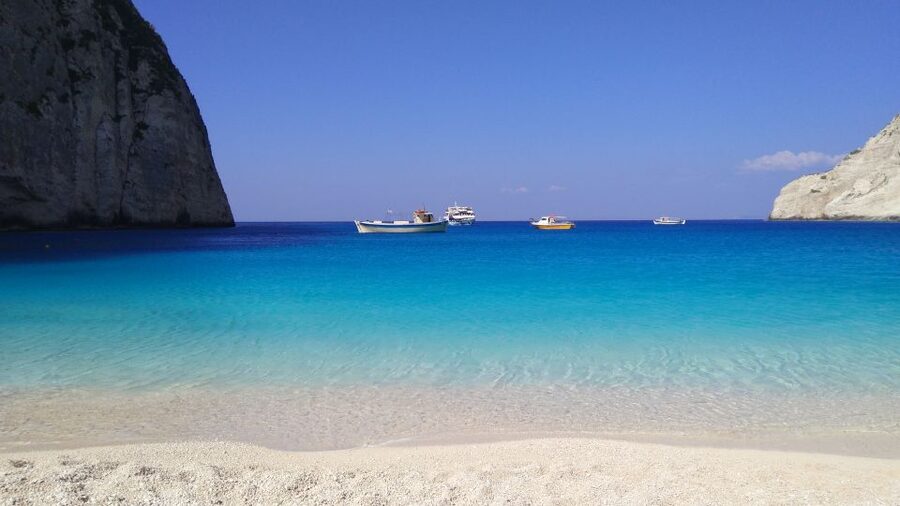 Zakynthos: early morning Shipwreck,Blue Caves and view point - Poseidon Cave and the return to Porto Vromi