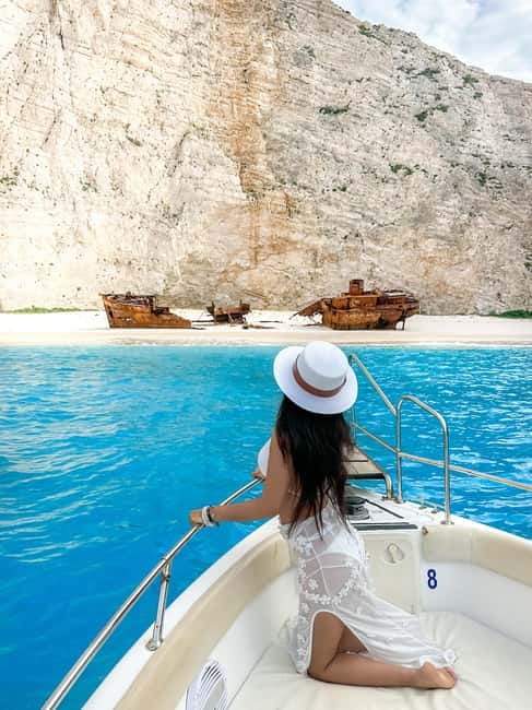Zakynthos: Semi Private Shipwreck & Blue Caves Max 10 guests - Bochali gives you a quick view of Zakynthos Town