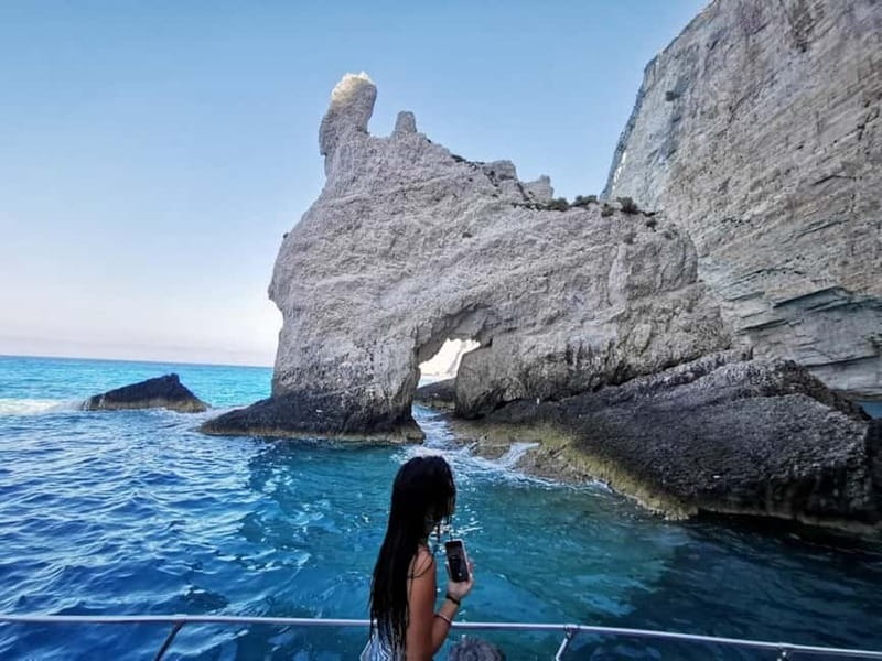 Zakynthos: Shipwreck Beach, Viewpoint, Blue Caves Day Tour - Lunch adds a taste of mountain Zakynthos