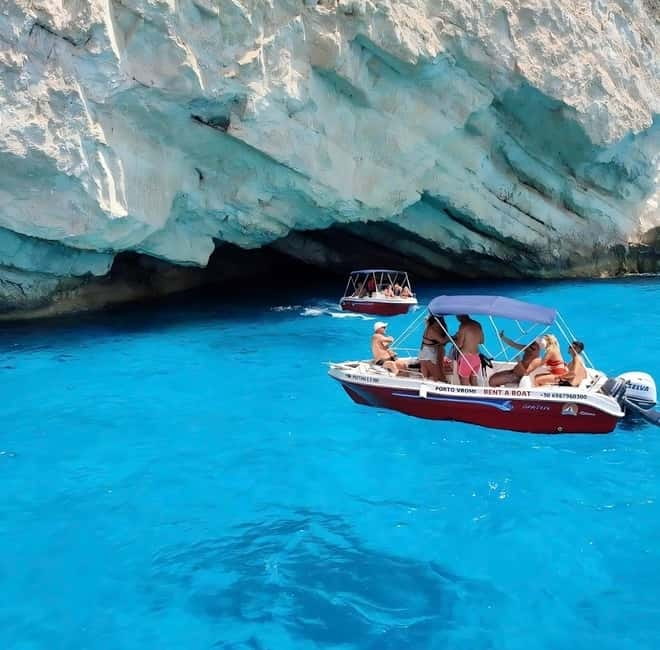 Zakynthos: Shipwreck & Caves Private Boat Tour with Skipper - The cave route: Maravegias, Hidden Treasure, and Window of Luck