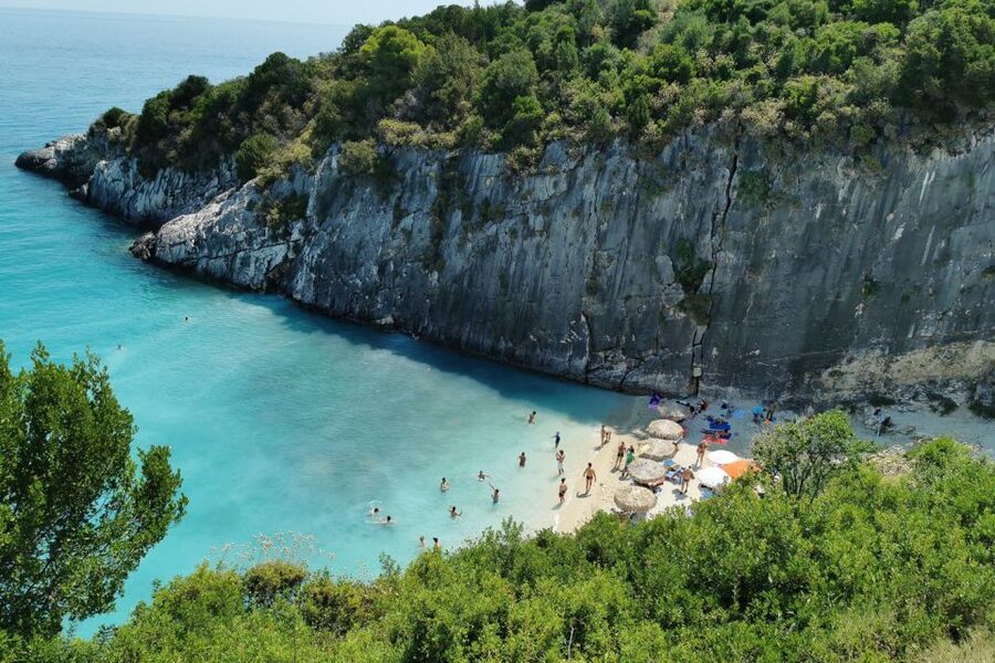 Zakynthos Small Group Tour Shipwreck & Blue Caves Land & Sea - Starting above Zakynthos at Bochali Hill