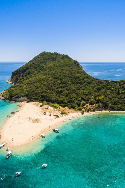 Zakynthos: Turtle Island & Keri Caves Glass-Bottom Boat Tour - Marathonisi, the turtle-shaped island