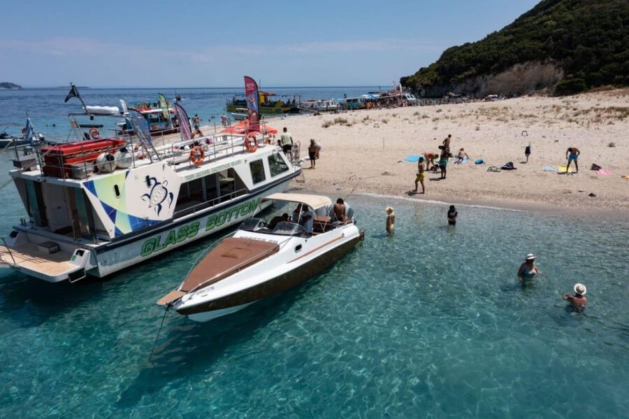 Zakynthos: Turtle Island & Keri Caves Glass-Bottom Boat Tour - Getting to Agios Sostis Harbor